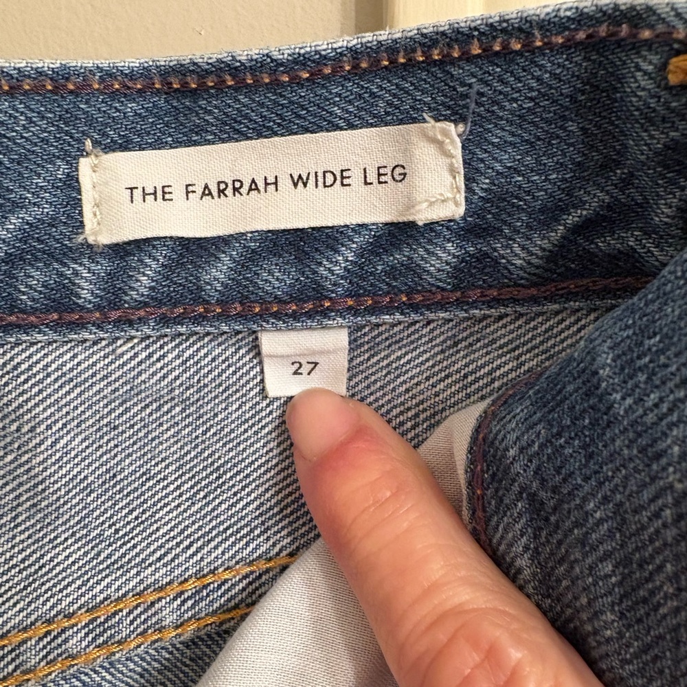 Denim Forum Straight-Leg Medium Blue Jeans - Picture 3 of 6